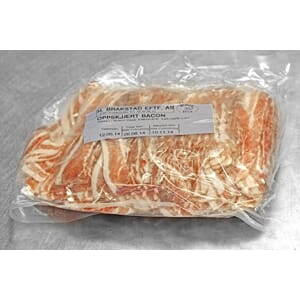 Brakstad oppskåret langt bacon ca 1 kg