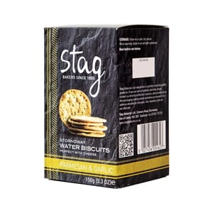Stag Kjeks Parmesan og Hvitløk 150 gram