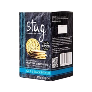 Stag Kjeks Salt & Pepper 150 gram