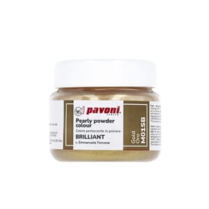 Pavoni Metallic powder gold colour 40 gram