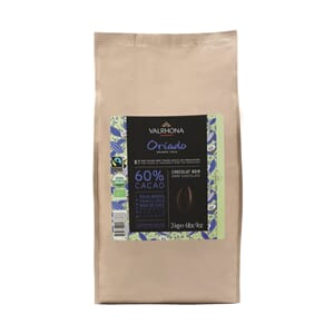 Valrhona Oriado 60 % pellets 3 kilo ØKO/Fairtrade
