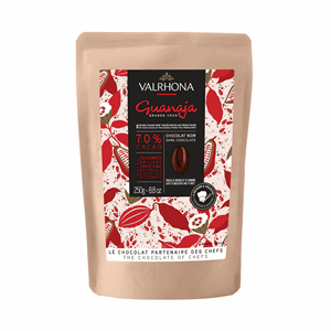 Valrhona Guanaja 70% pellets til hjemmebaking 250 gram