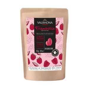 Valrhona Insp. Raspberry pellets til hjemmebaking 250 gram