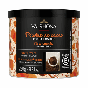 Valrhona Kakaopulver 100 % kakao, boks 250 gram