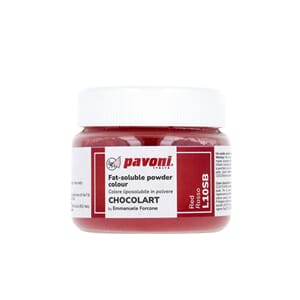 Pavoni Fettløselig fargepulver Rød 40 gram