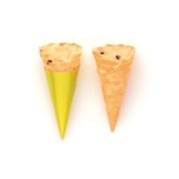 La Rose Noire Mini Cone Black Sesame, h 65 mm, d 25 mm